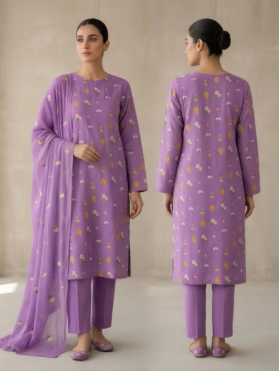 Karandi 3 piece Lilac