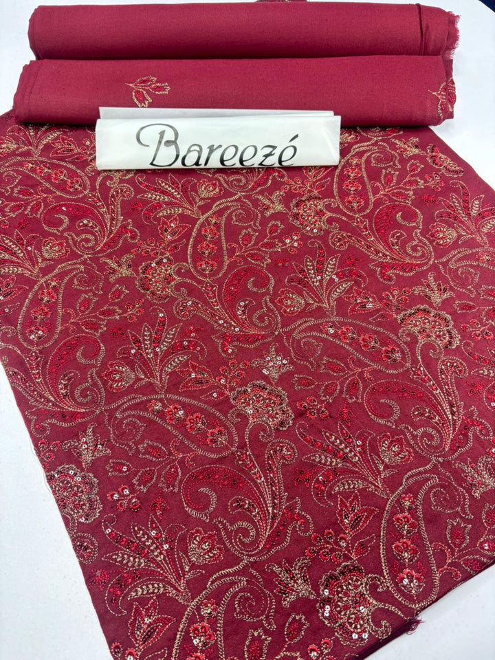 Karandi 2 piece Maroon