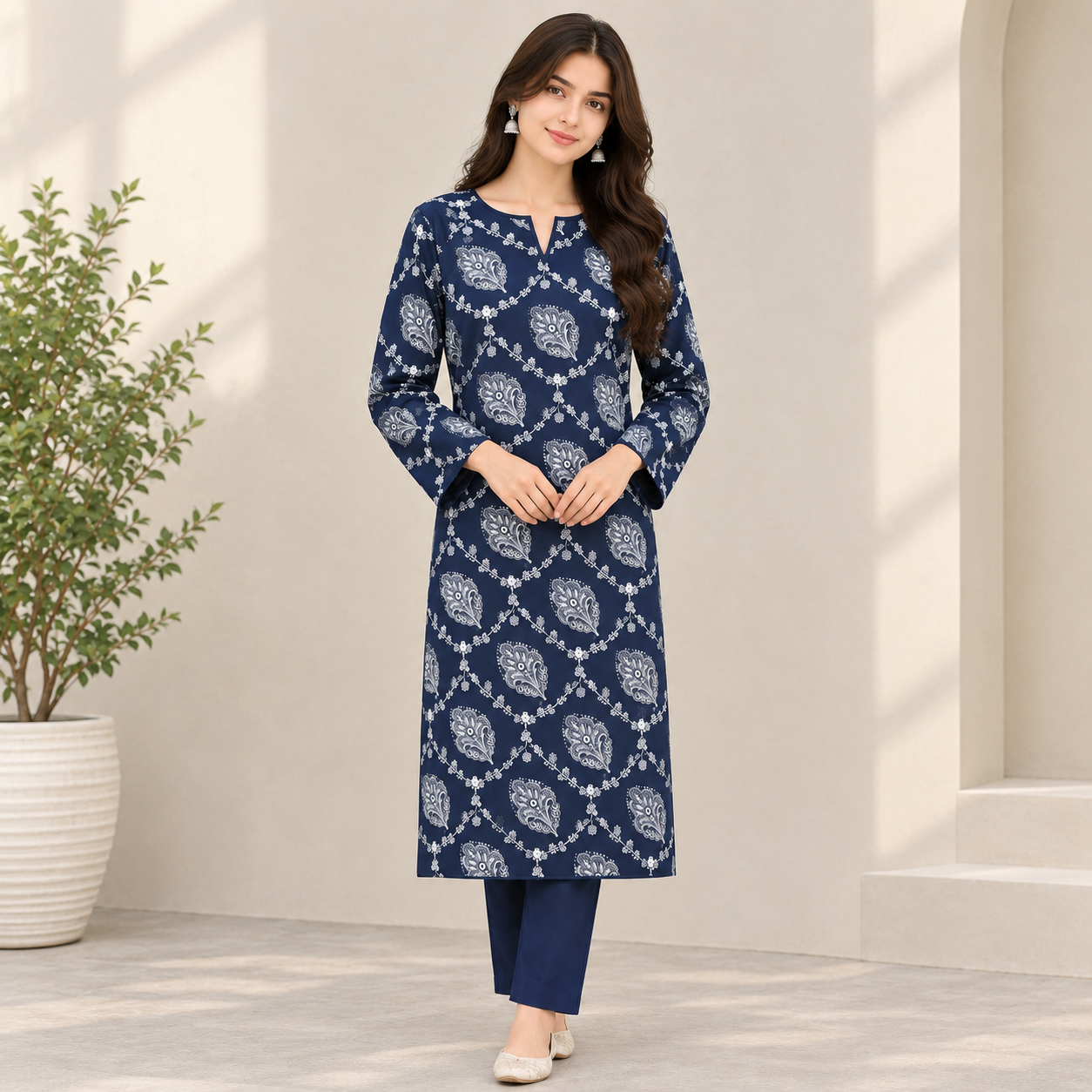 Embroidered 2 Piece Lawn