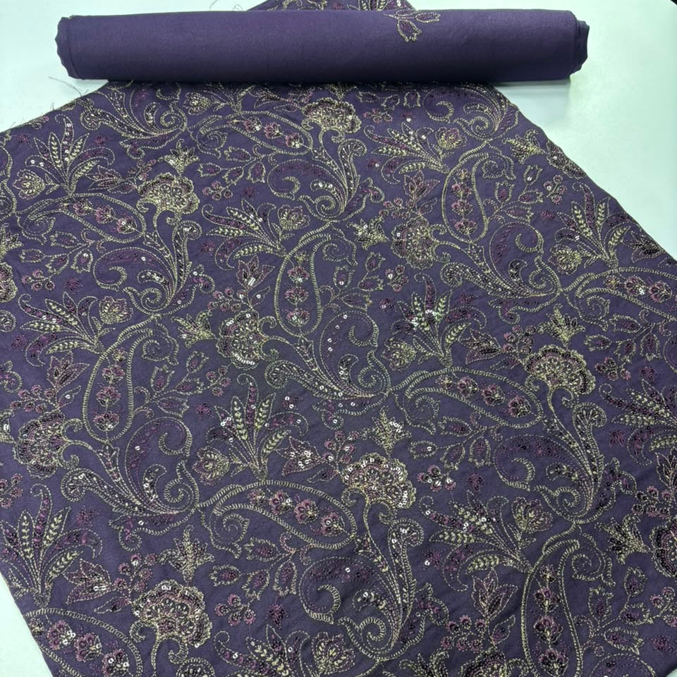 Karandi 2 piece (PLUM)