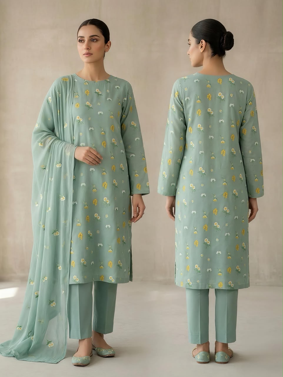 Karandi 3 piece Pistachio
