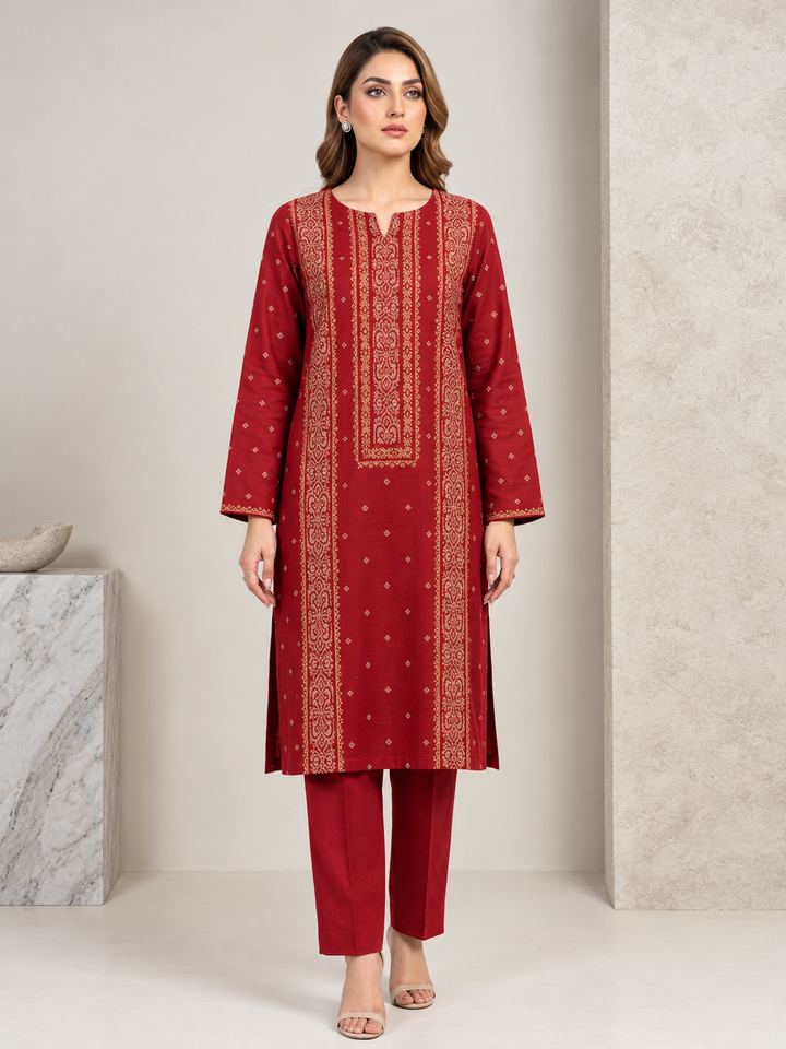 Karandi 2 Piece Maroon