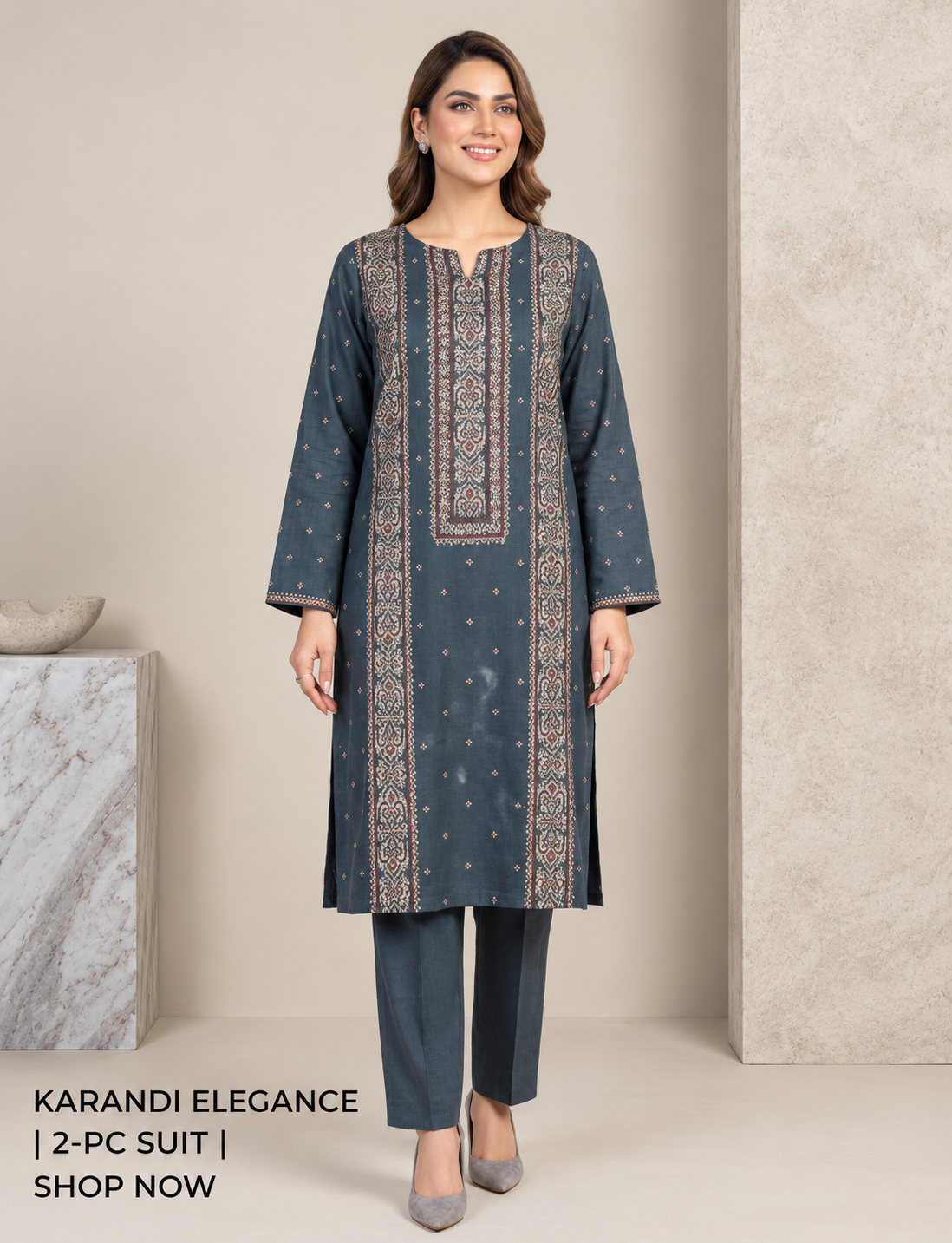 Karandi 2 Piece Grey