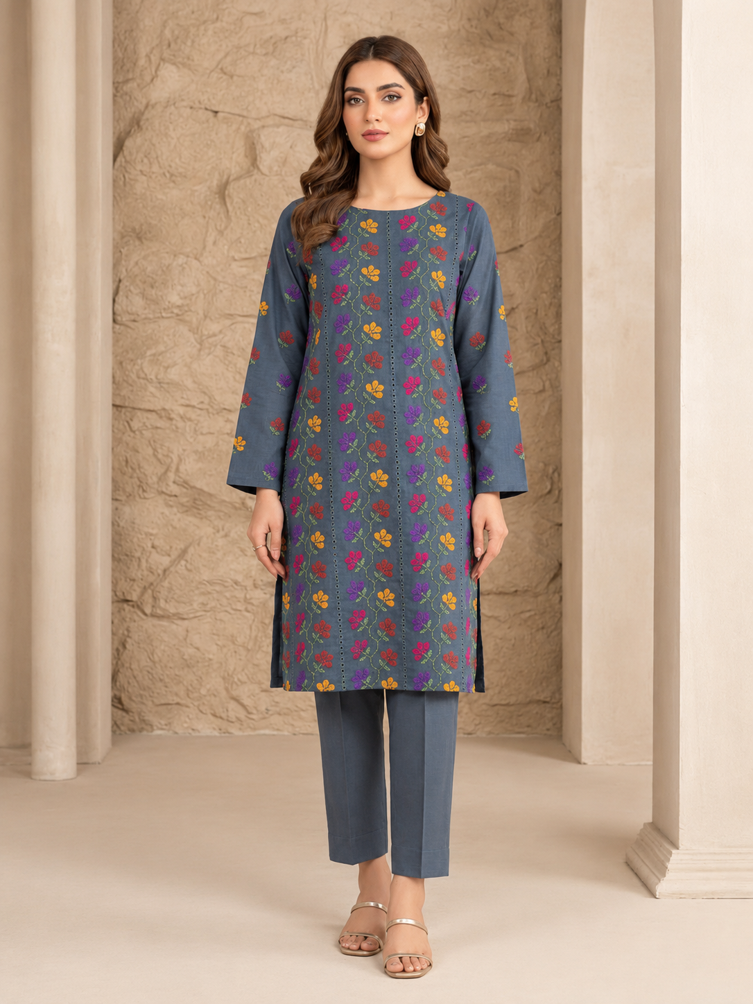 Karandi 2 piece chicken kari Grey