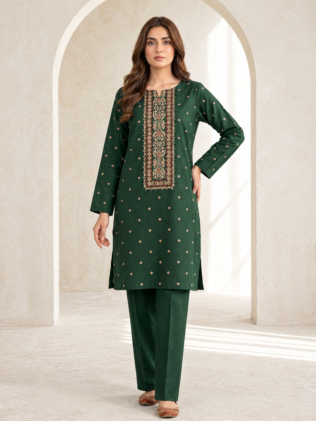 Karandi 2 Piece Bottle Green