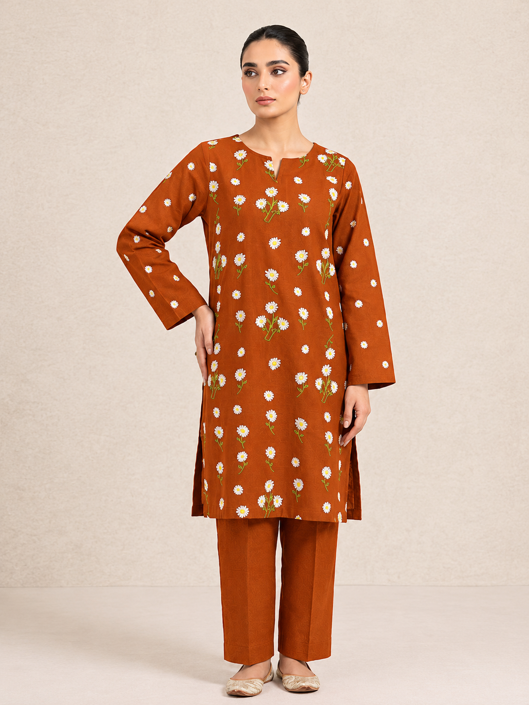 Karandi 2 piece Orange